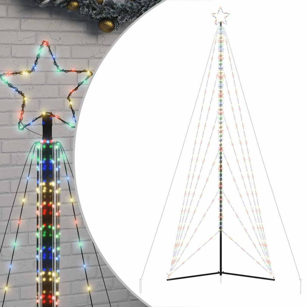Sapin de noël à led 861 led colorées 478 cm