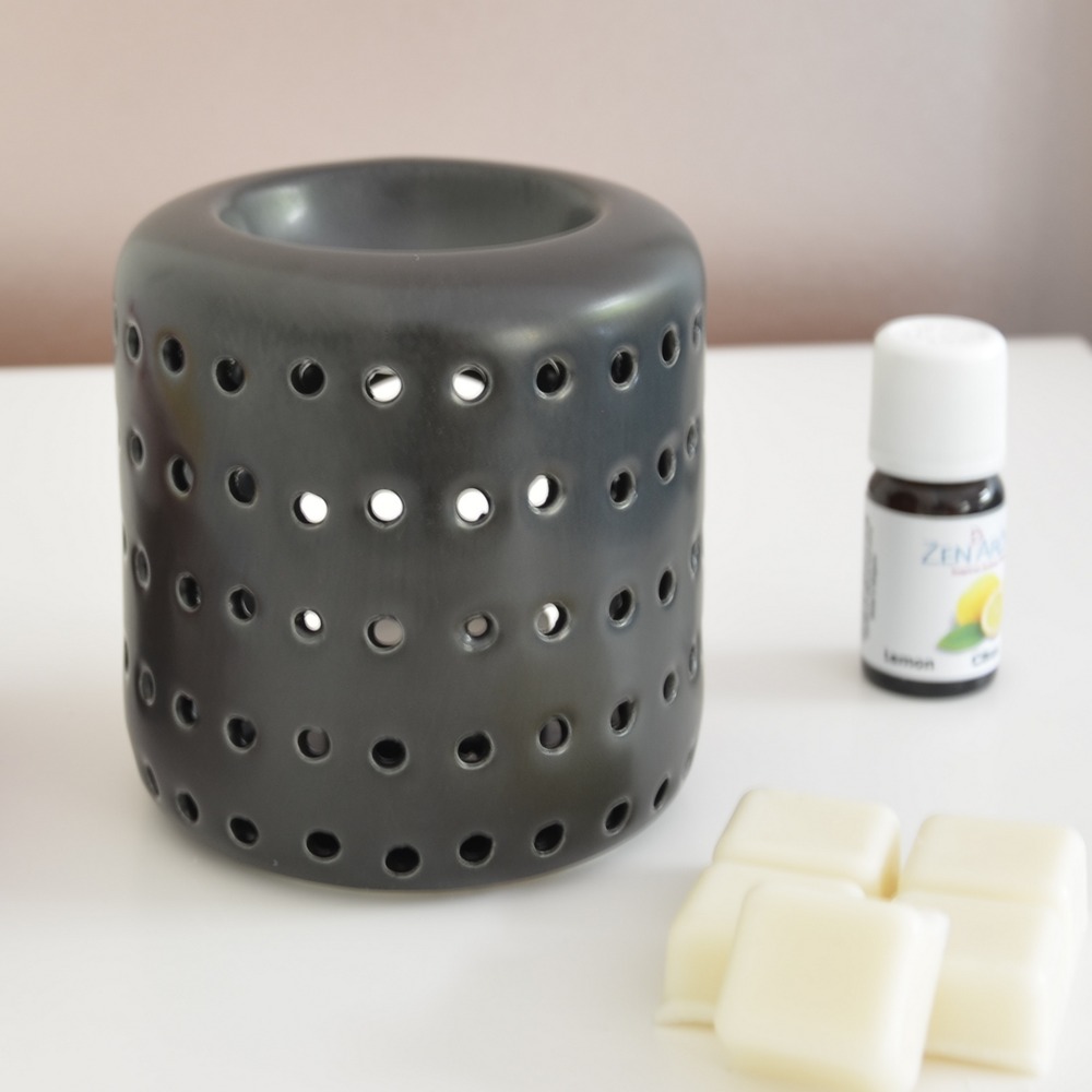 Brûle parfum en Céramique Coliseo Noir