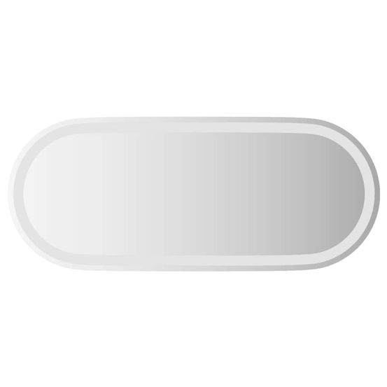 Miroir de salle de bain à led 90x40 cm ovale