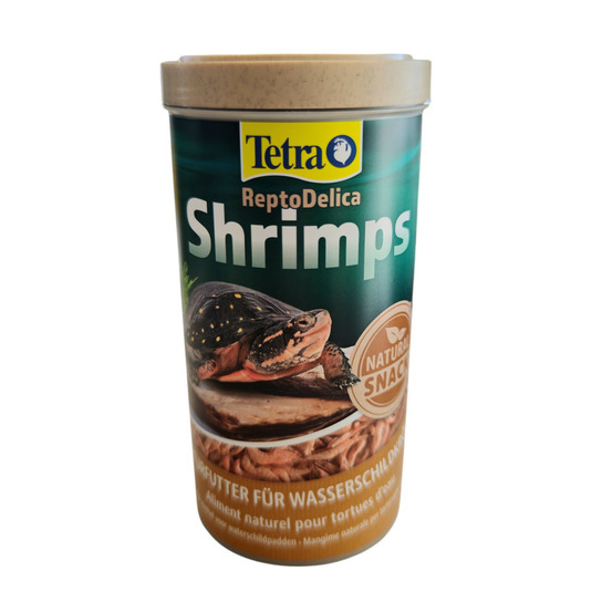 Crevettes entières séchés 100 g - 1l pour toutes les tortues d'eau