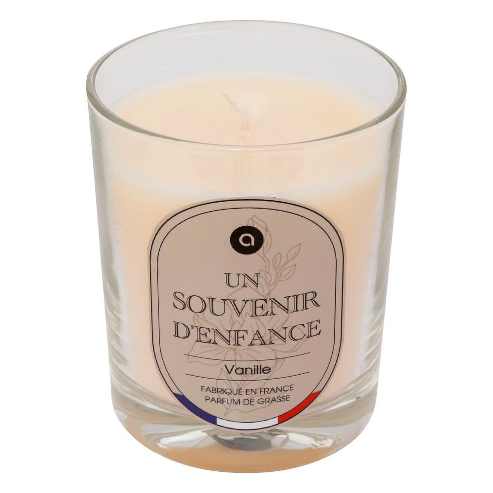 Bougie parfumée en verre 