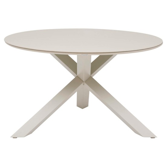 Table de jardin 6 places oryon d130cm argile