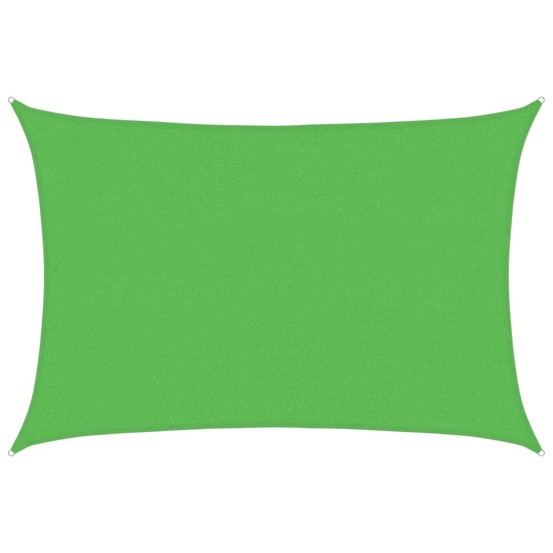Voile d'ombrage 160 g/m² vert clair 3x5 m pehd