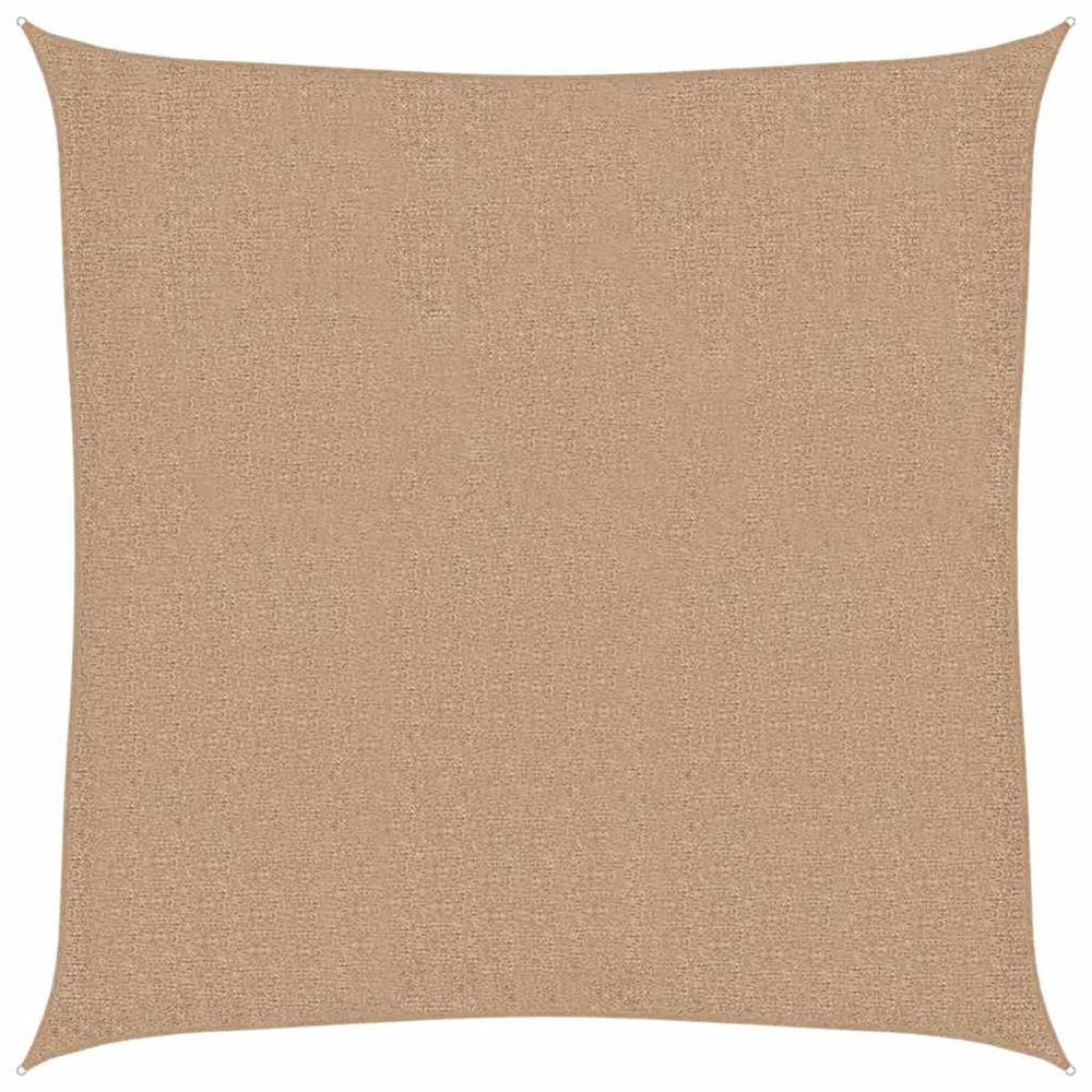 Voile d'ombrage 160 g/m² taupe 2,5x2,5 m pehd