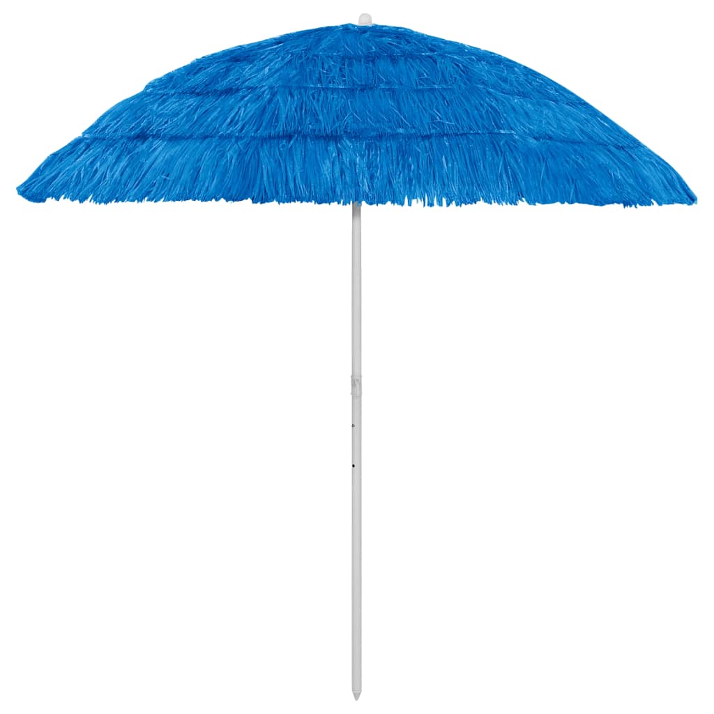 Parasol de plage hawaii bleu 240 cm