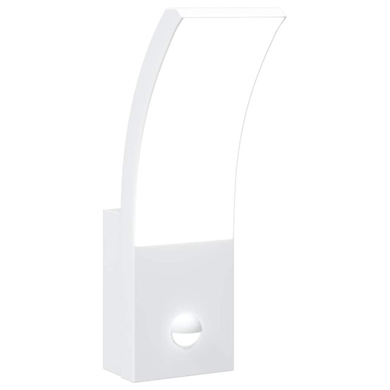 Applique murale led d'extérieur avec capteurs blanc