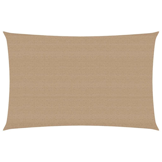 Voile d'ombrage 160 g/m² taupe 3x5 m pehd