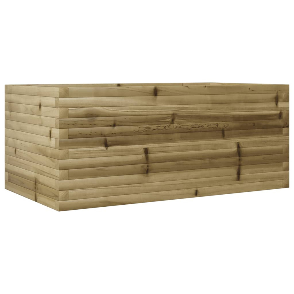 Jardinière d'extérieur 110x60x45,5 cm bois de pin imprégné