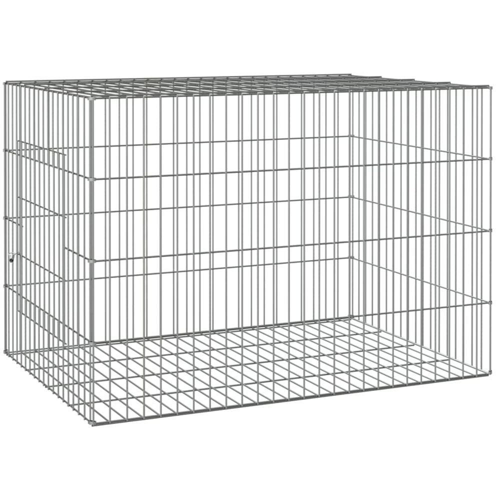 Cage à lapin 78x54x54 cm fer galvanisé