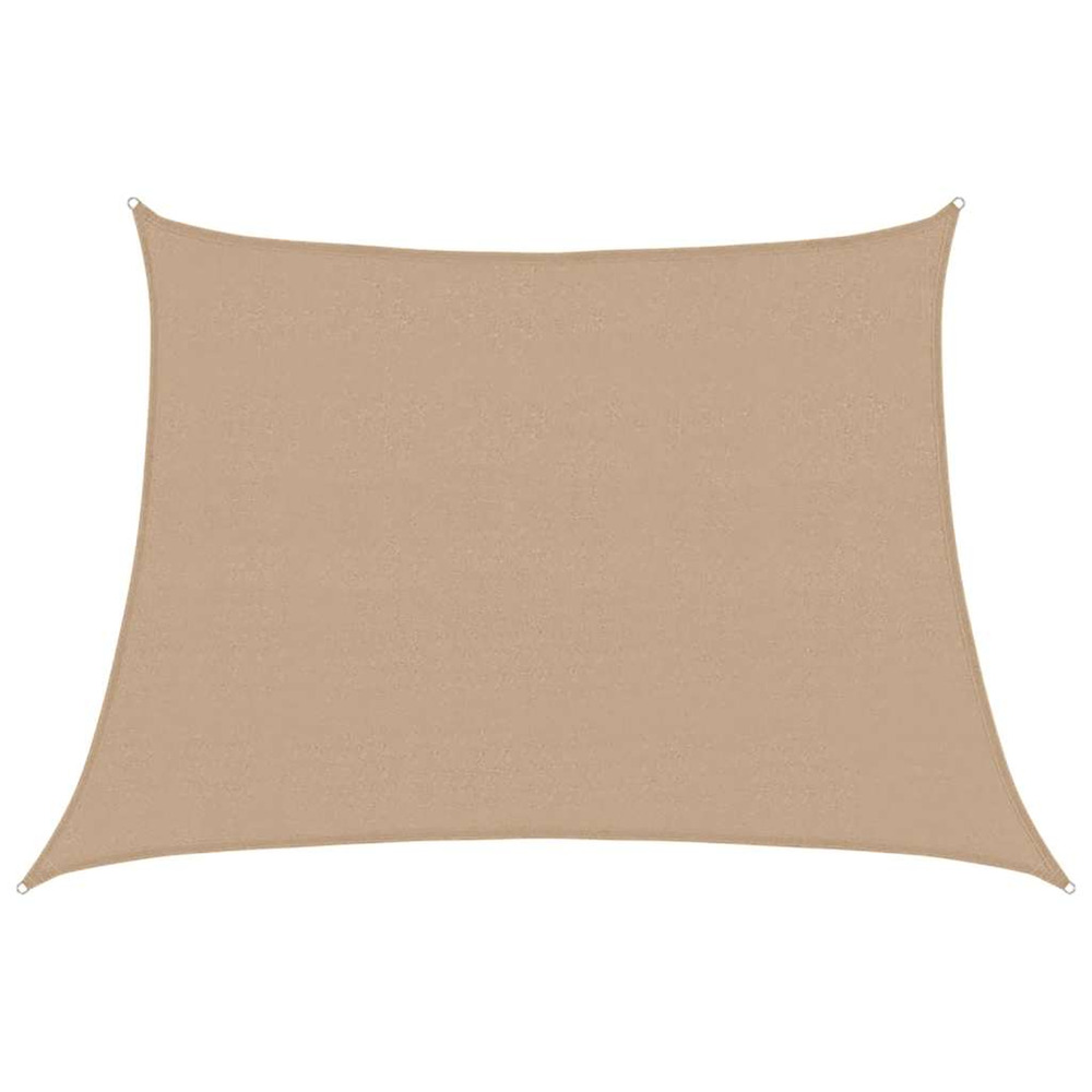 Voile d'ombrage 160 g/m² taupe 4/5x3 m pehd