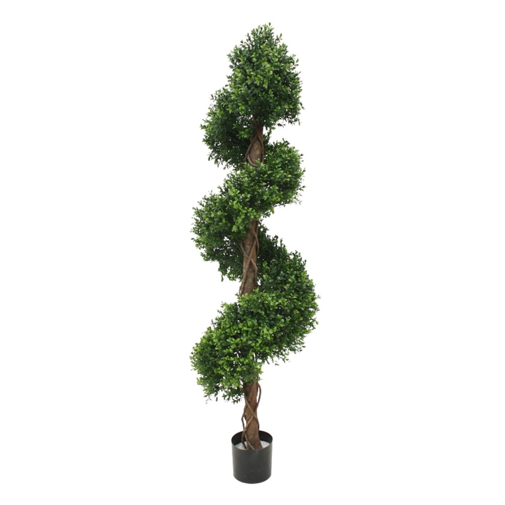 Spirale de buis plante artificielle deluxe 170 cm uv