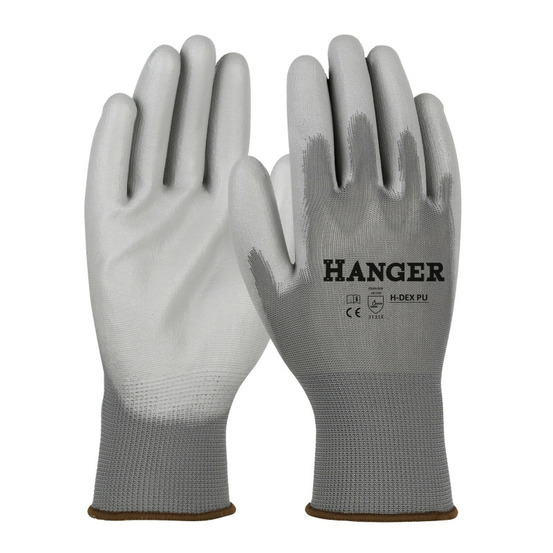 Gants de travail h dex t 08 enduit polyuréthane en 3 paires hanger 300002
