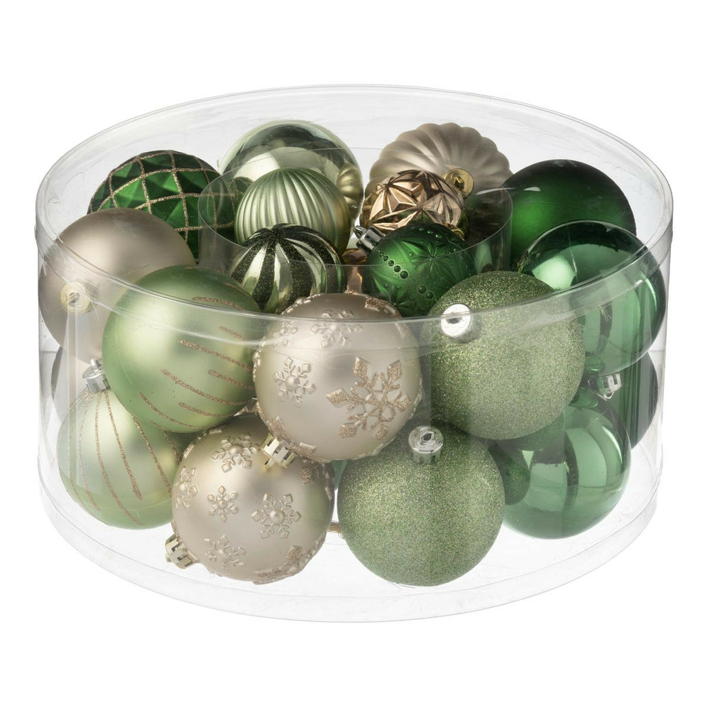 Lot de 30 boules de noël 