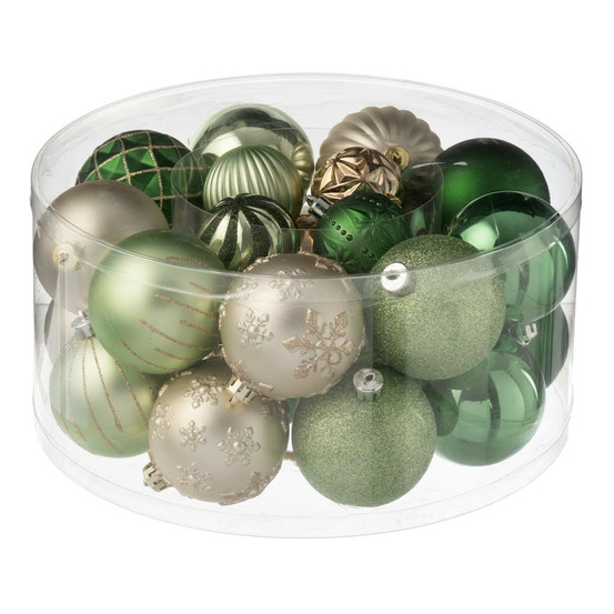 Lot de 30 boules de noël