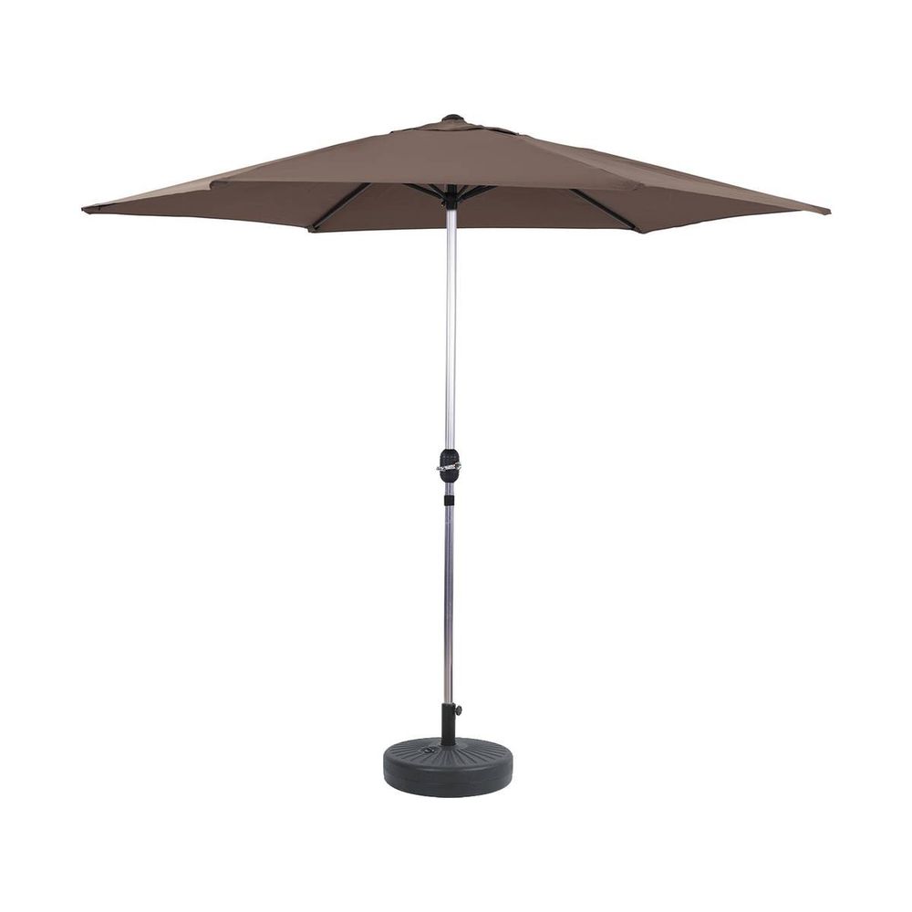 Parasol jardin droit alu 