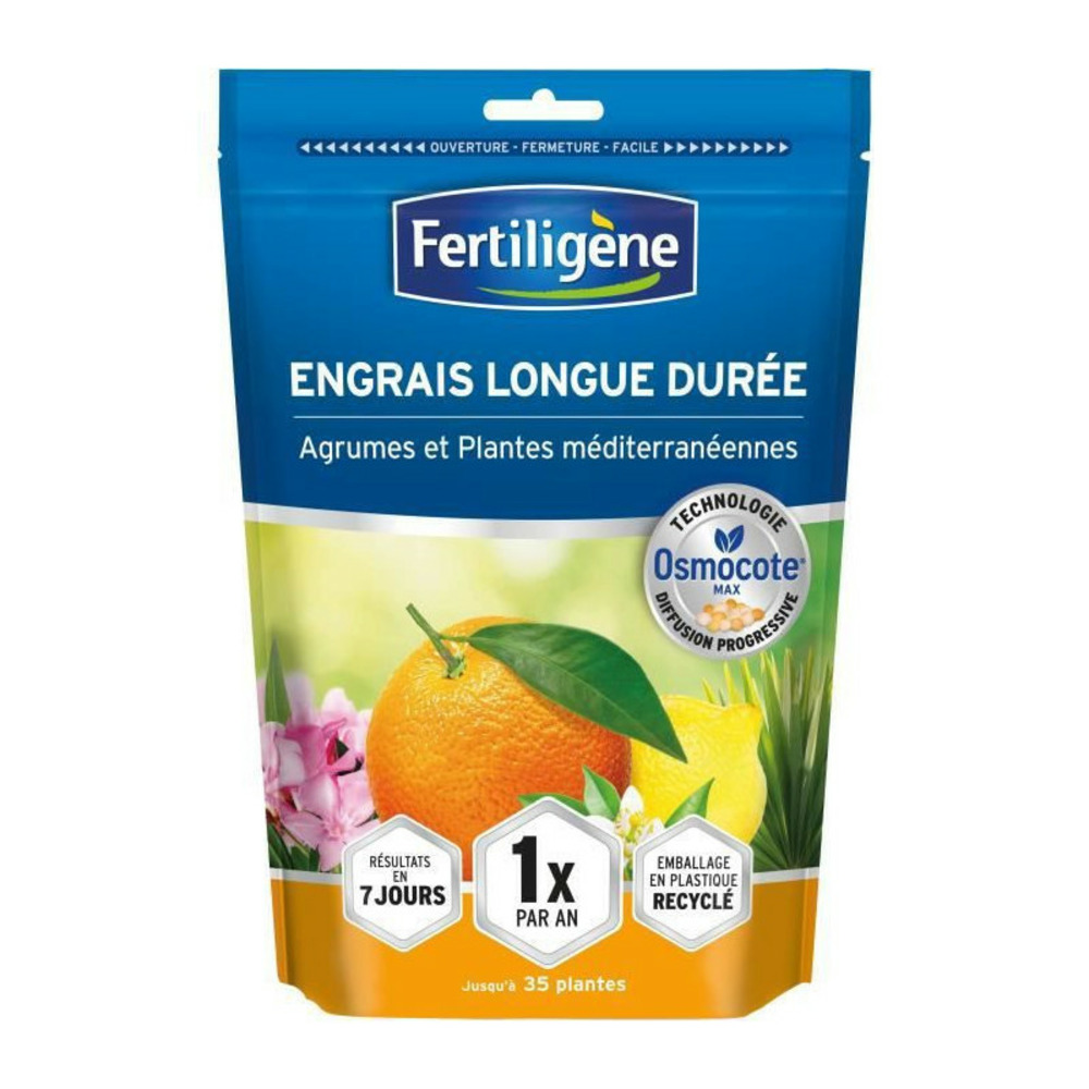 Fertiligene - engrais longue duree osmocote max agrumes et plantes mediterraneennes 700g