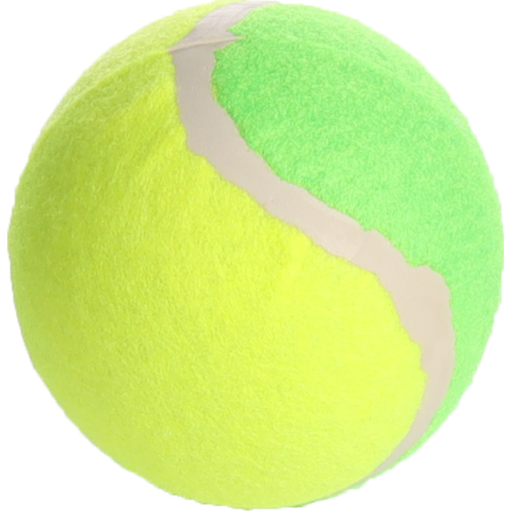 Jouet 1 balle de tennis ø 10 cm couleur aléatoire pour chien