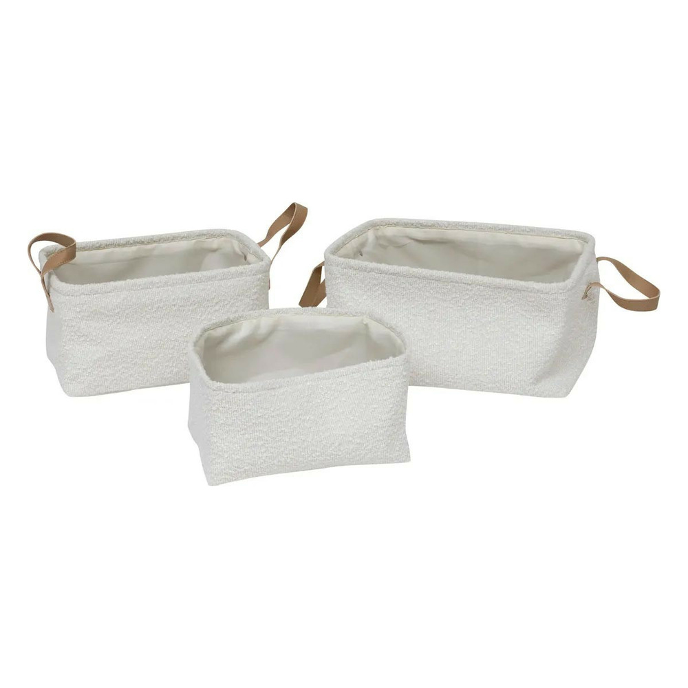 Lot de 3 paniers bouclette 