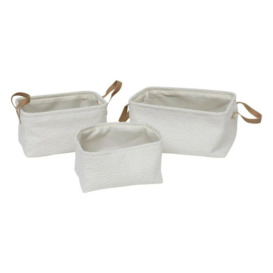 Lot de 3 paniers bouclette