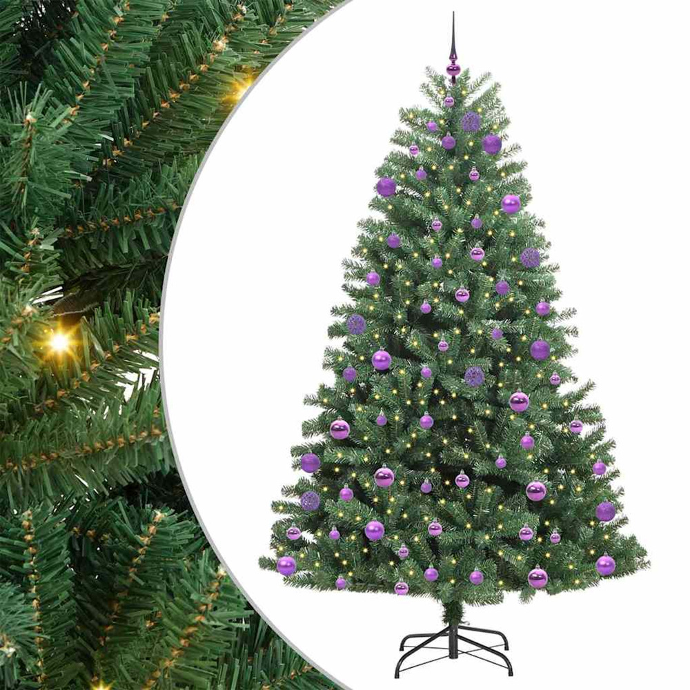 Sapin de noël artificiel à branches articulées vert 240 cm