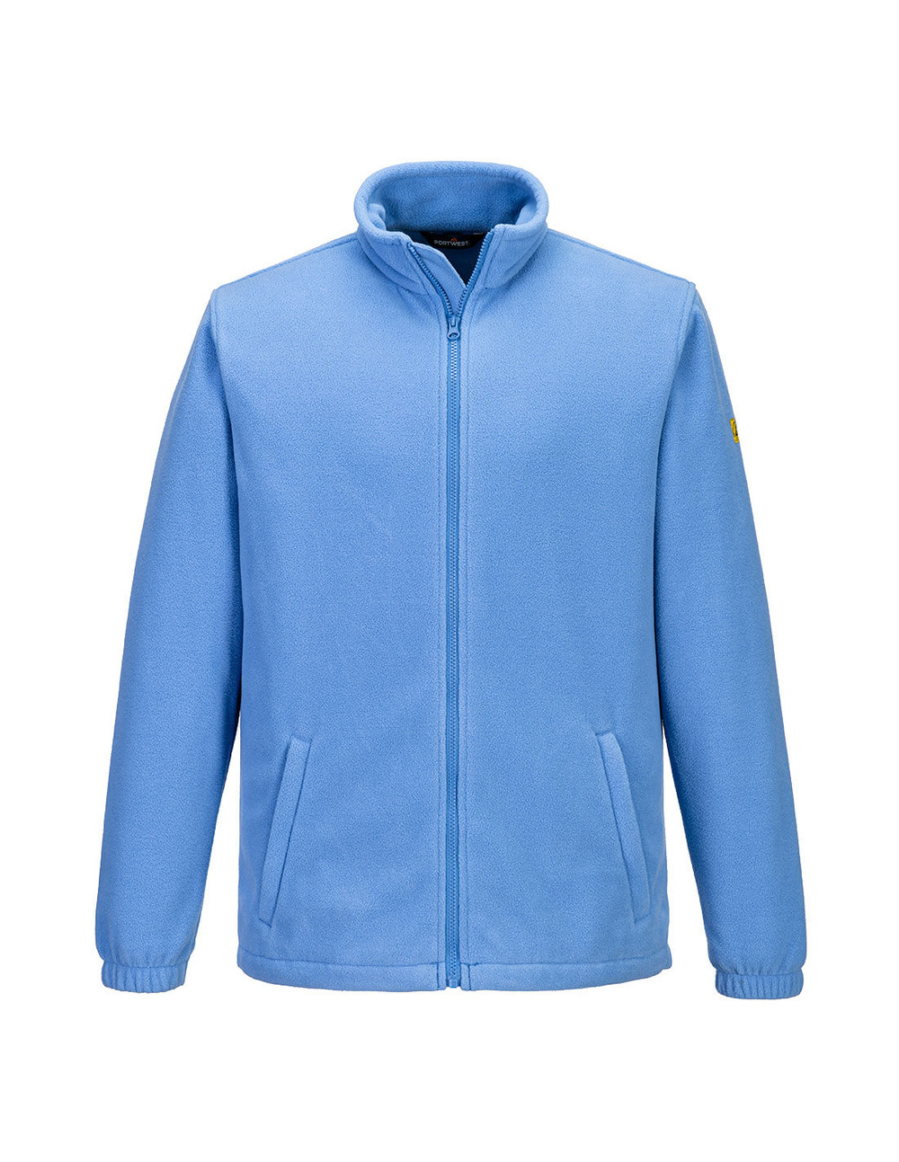 Polaire antistatique esd - taille s - bleu hamilton - portwest