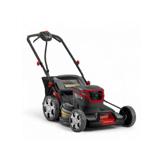 Tondeuse à gazon électrique tractée, lame 50 cm, 41 minutes d'autonomie - popster blm236h-s21 pack