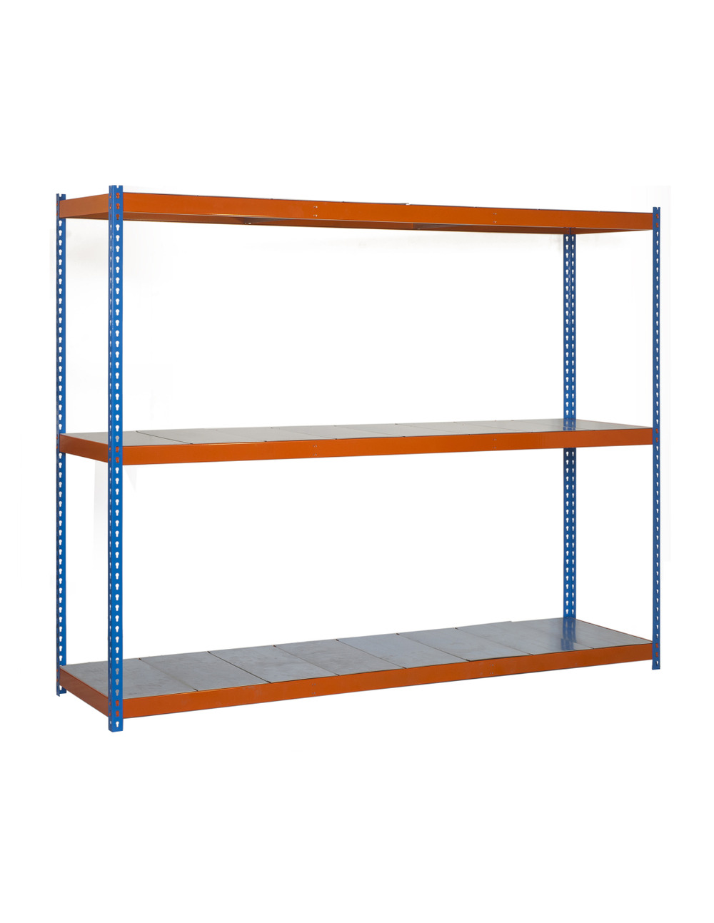 Etagère sans vis simonforte 1807-3 metal bleu/orang/galva bleu/orange/galva 2000x1800x750 - simonrack