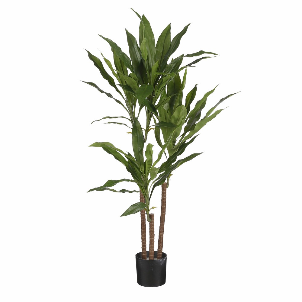 Mica decorations plante artificielle dracaena - h100 x ø70 cm - vert