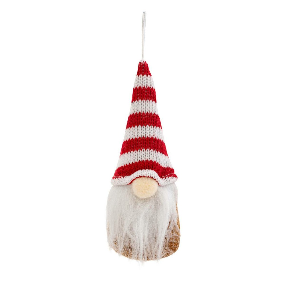 Sujet gnome gourmandise textile h.14cm assorti