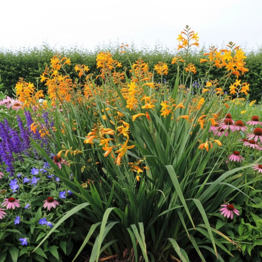 Crocosmia voyager, montbretia lot de 9 godets