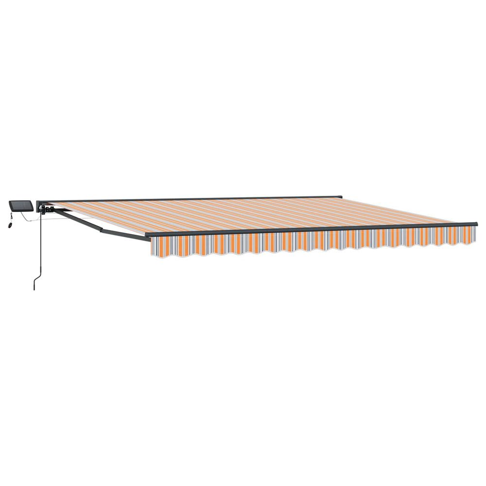 Cadre de store manuel avec leds 4 × 3,5 m