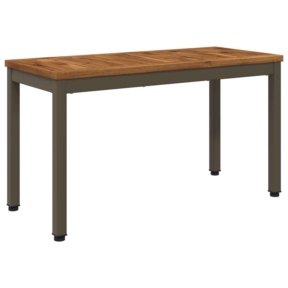 Banc de jardin 80,5 x 35 x 45 cm bois d'acacia massif