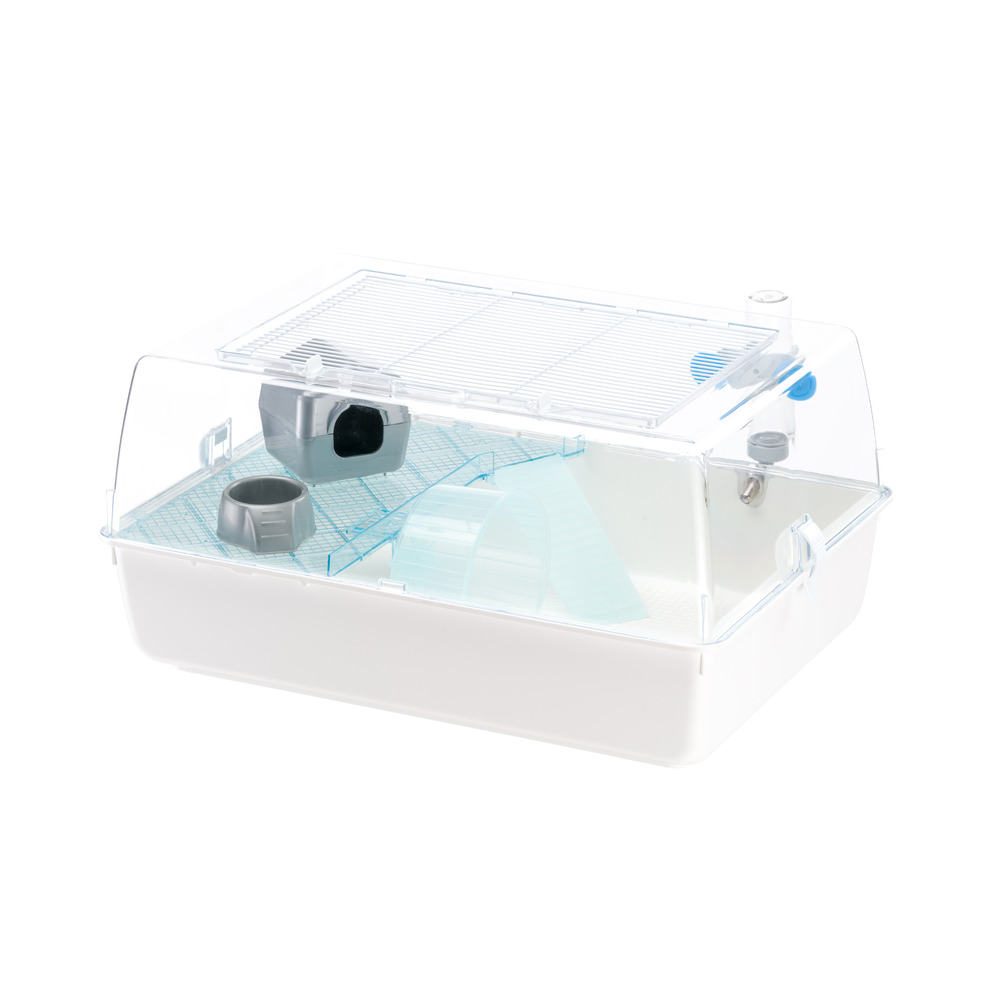 Ferplast mini duna hamster cage pour rongeurs pour hamsters, souris, en plastique, accessoires inclus : mangeoire, abreuvoir,