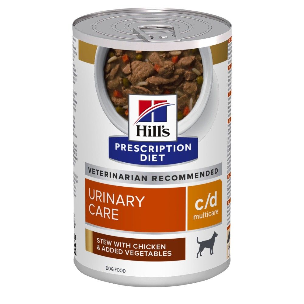 Patee chien adult prescription diets c/d mijotes poulet - hill's 12*354 g