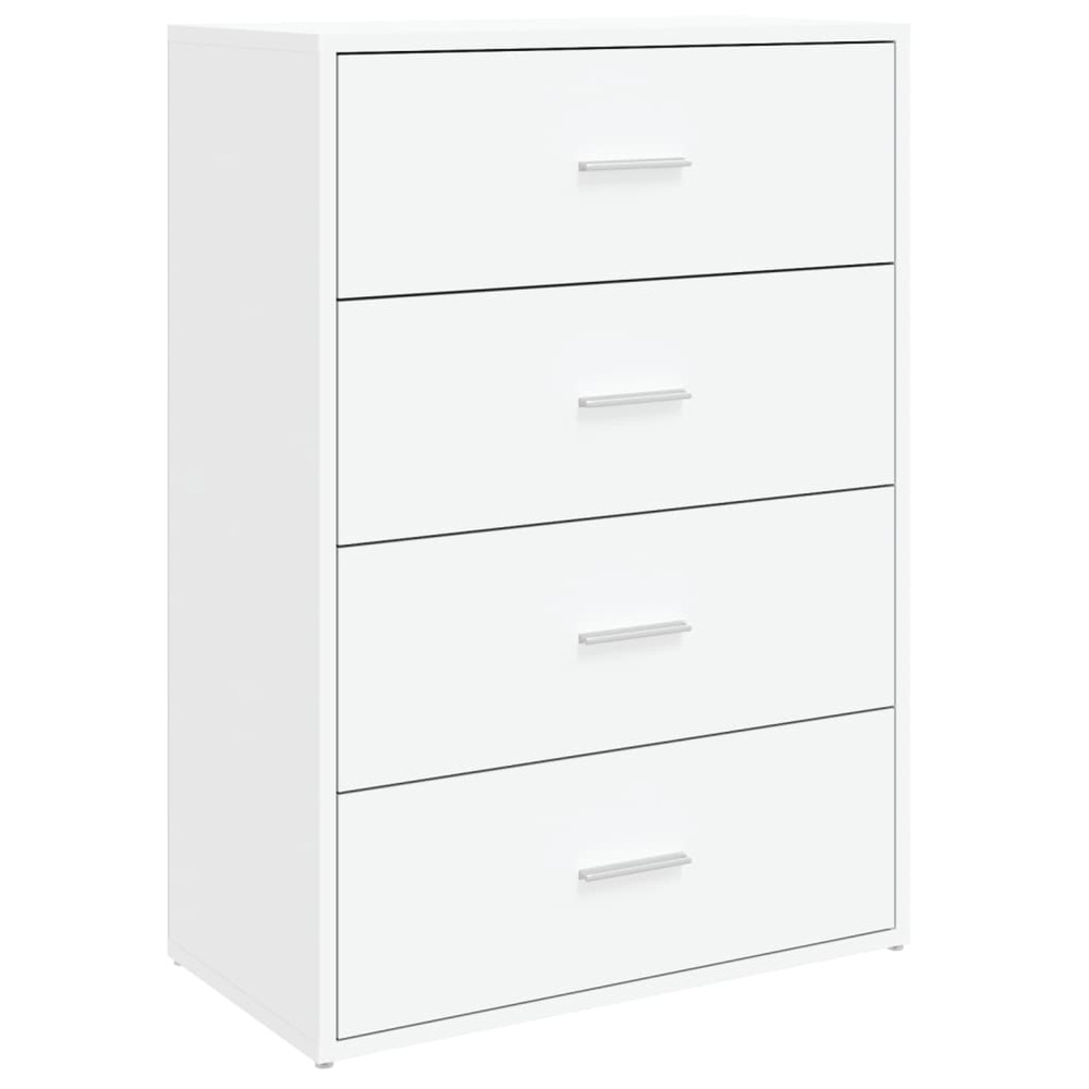 Buffet blanc 60x31x84 cm bois d'ingénierie