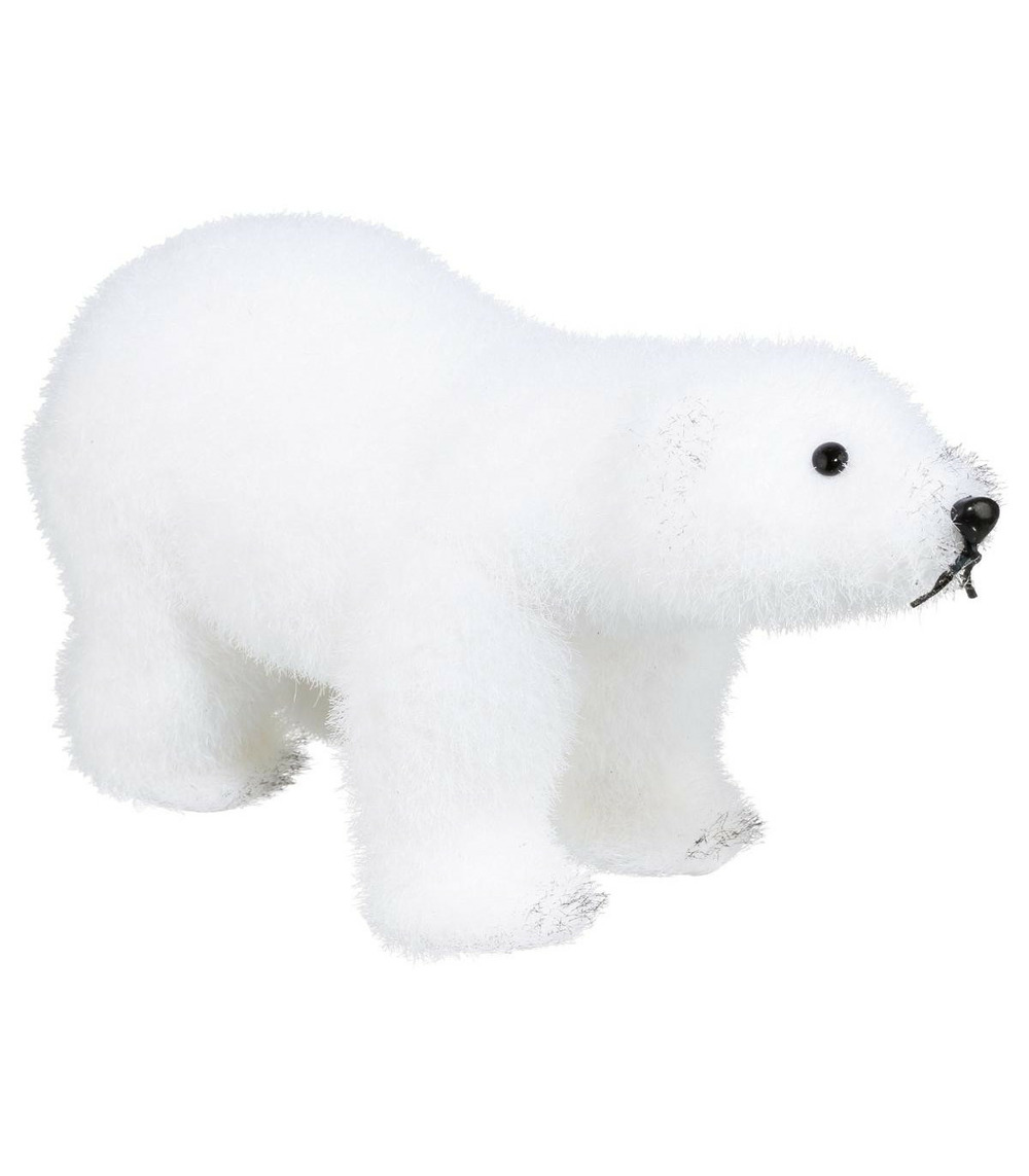 Déco de noël ours polaire sur ses 4 pattes