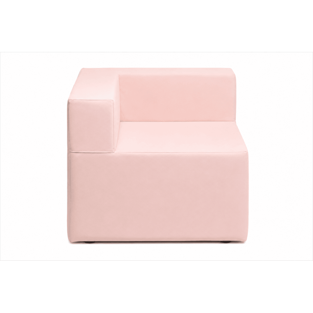 Serena rose barbie | fauteuil d'angle extérieur cozip | 80x80, assise 38, dossier 25 cm