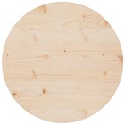 Dessus de table ø60x2,5 cm bois de pin massif