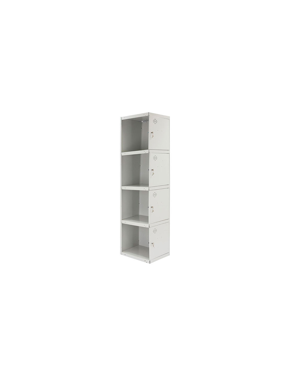 Casier-armoire simonlocker prof. dism. 4 porte 1/4 400 adi gris gris taquilla 1800x400x500 - simonrack