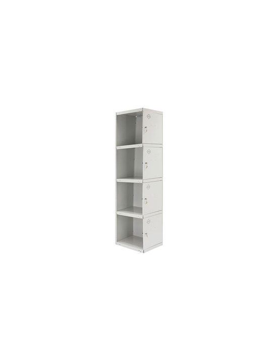 Casier-armoire simonlocker prof.dism.4 porte 1/4 400 adi gris gris taquilla 1800x400x500 - simonrack