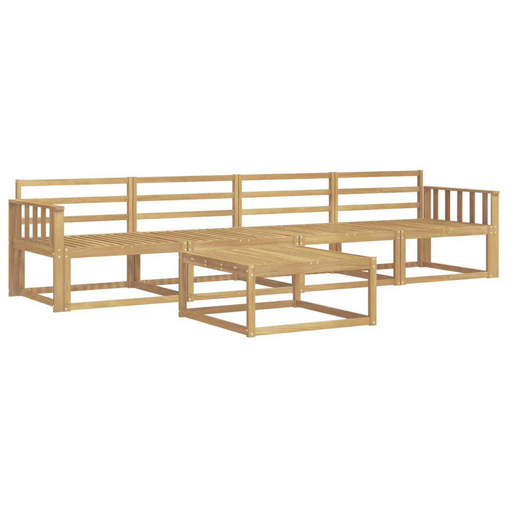 Ensemble de canapés d'extérieur 5 pcs blanc 79 x 79 x 37 cm