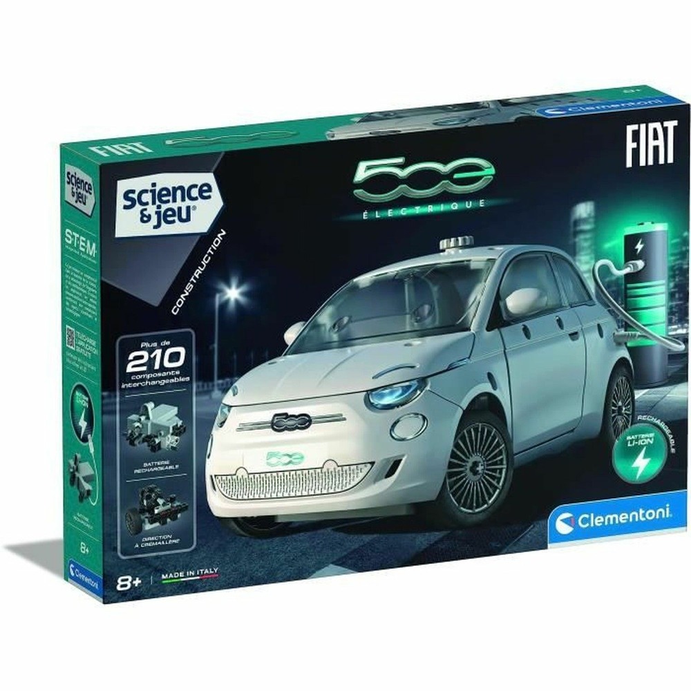 Coffret de construction fiat 500 électrique - application disponible