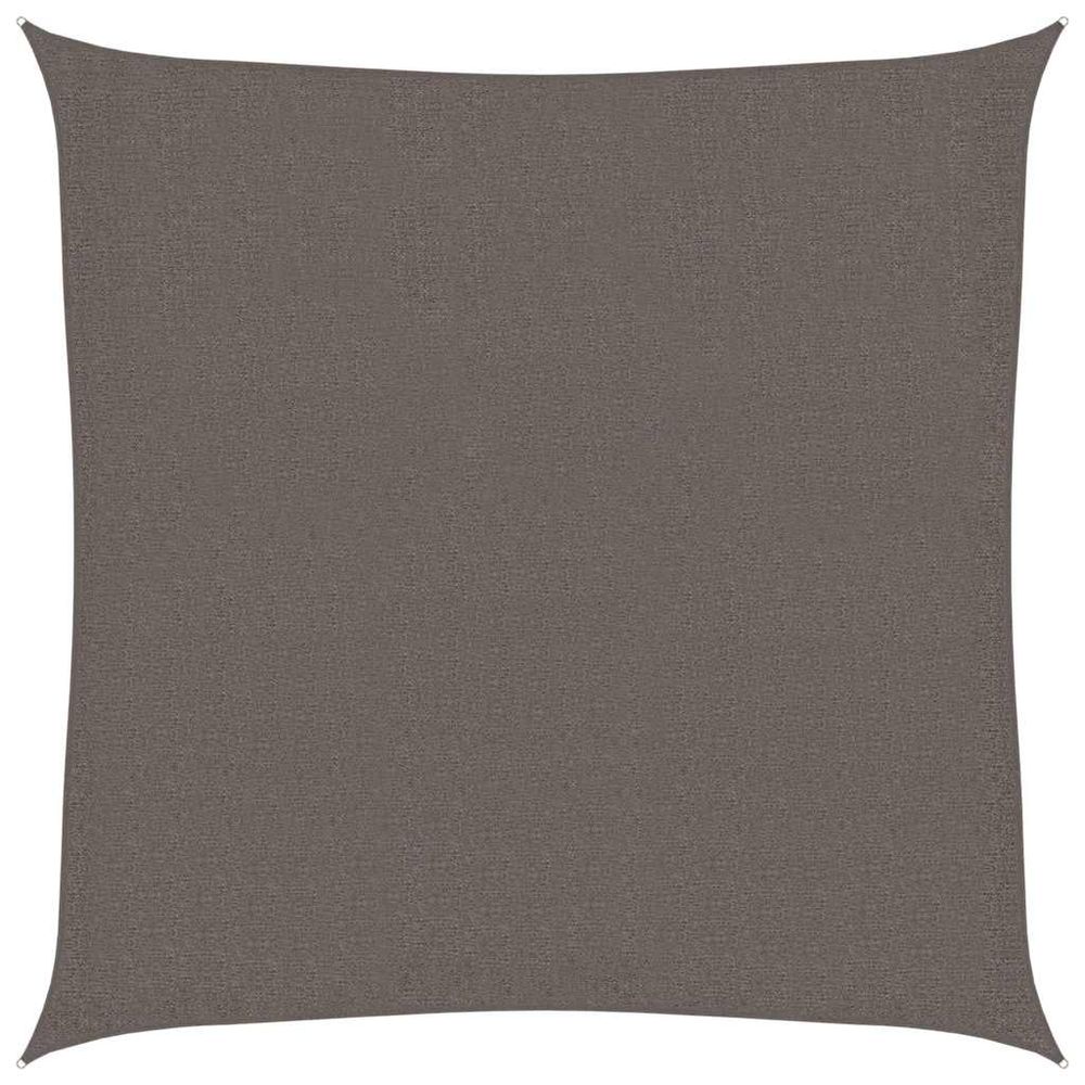 Voile de parasol pehd carré 2 x 2 m anthracite