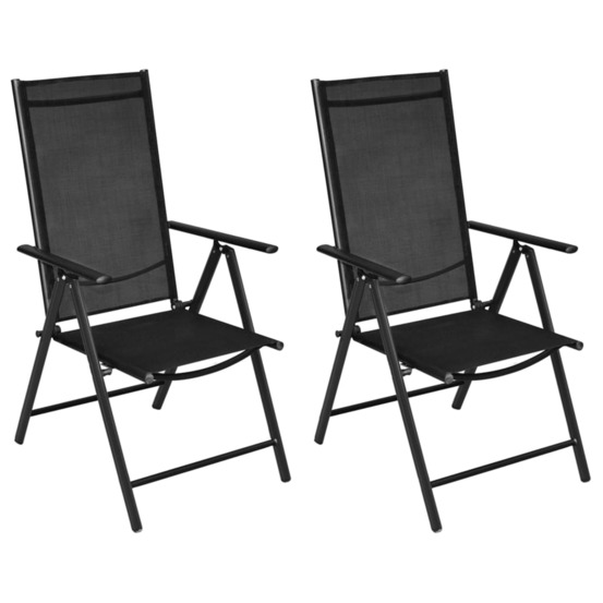 CHAISES PLIABLES DE JARDIN 2 3-(869285)