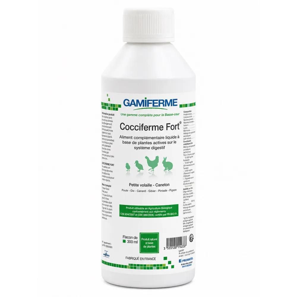 Cocciferme fort complément alimentaire volaille 300ml gamiferme