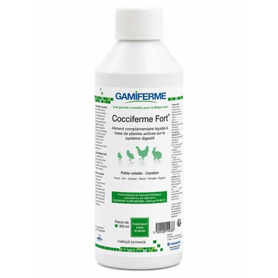 Cocciferme fort complément alimentaire volaille 300ml gamiferme