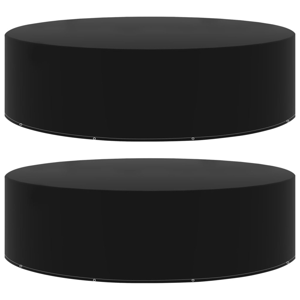 Housses de salon de jardin 2 pcs 10 œillets 205x90 cm