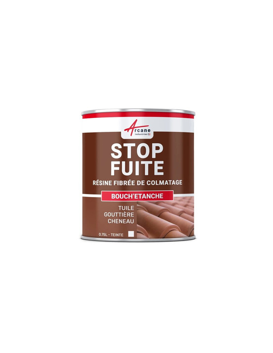 Arcane stop fuite bouch'etanche fibré tuile 0,75l - arcane