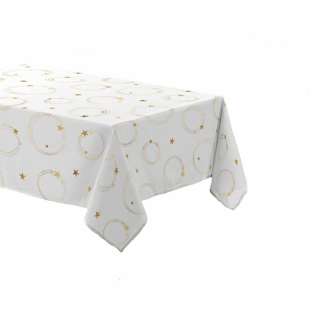 Nappe rectangulaire antitache et infroissable etoiles scintillantes