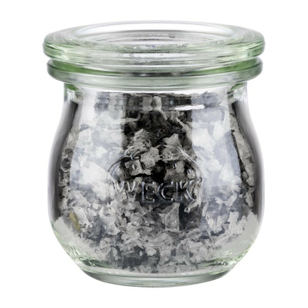 Bocaux en verre tulipe avec couvercle weck 75ml lot de 12 aps